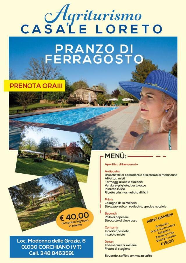 Agriturismo Casale Loreto Corchiano Bagian luar foto